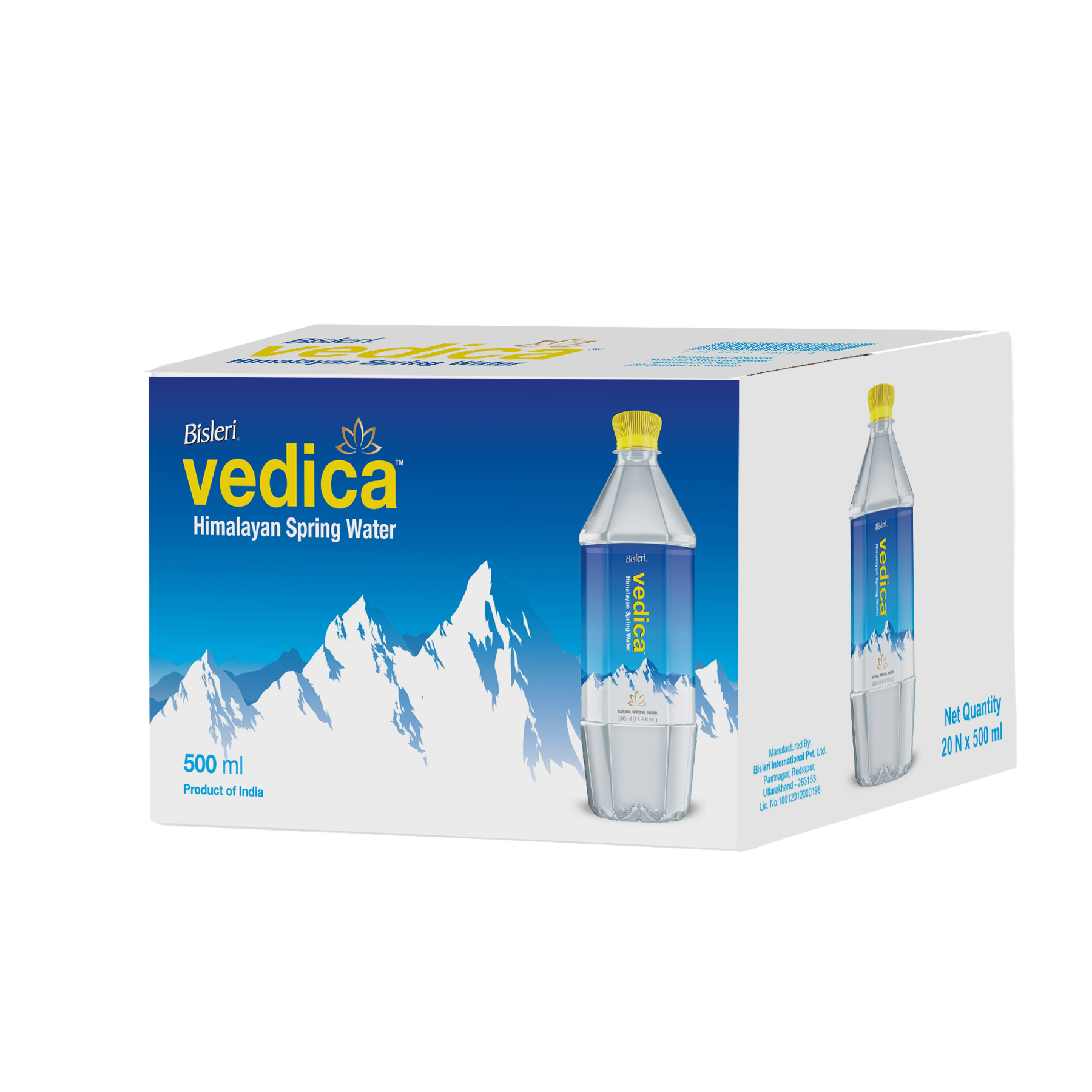 Vedica 500 ML Himalayan Spring Water Carton